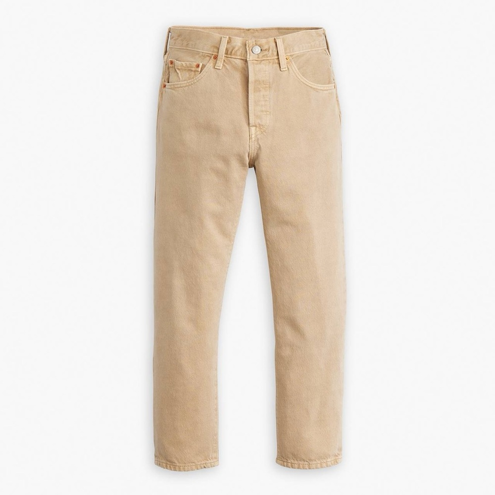 Levi’s brown 501 original cropped women's jeans NWT 26x28 Retail $98